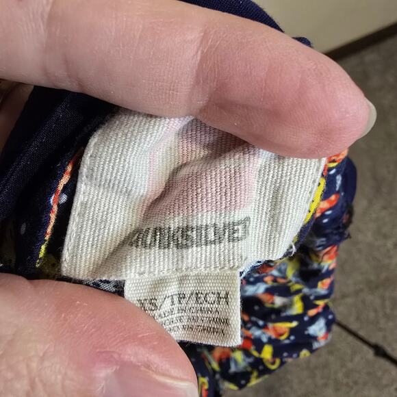 Women's Quiksilver Blue Floral Maxi Dress Cross Back | Size XS - Picture 10 of 11